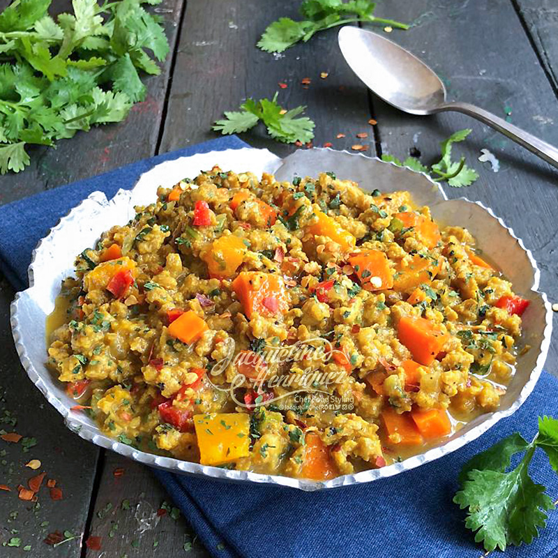 CAZUELA DE SOYA Y COCO