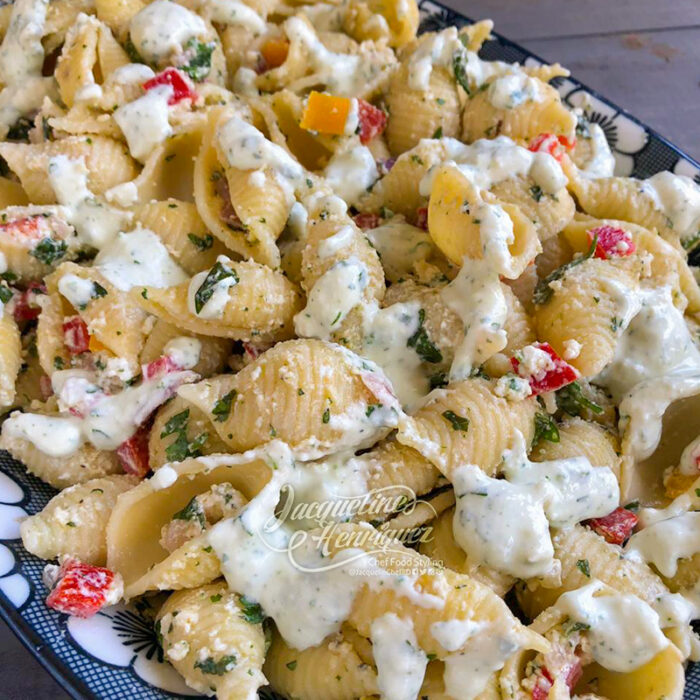 PASTA CON CREMOSO CILANTRO AL PESTO