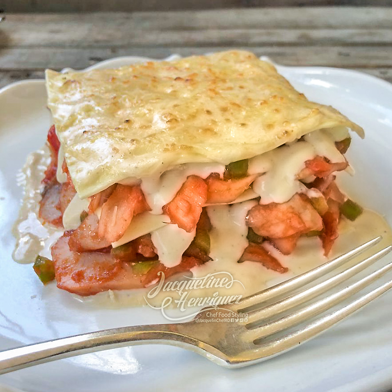 LASAÑA DE BACALAO CREMOSA