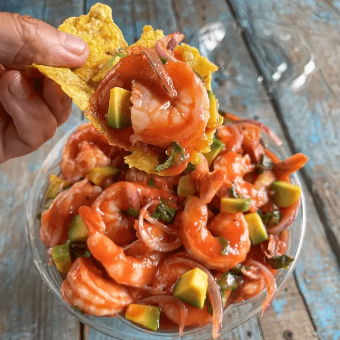 CEVICHE DE CAMARONES